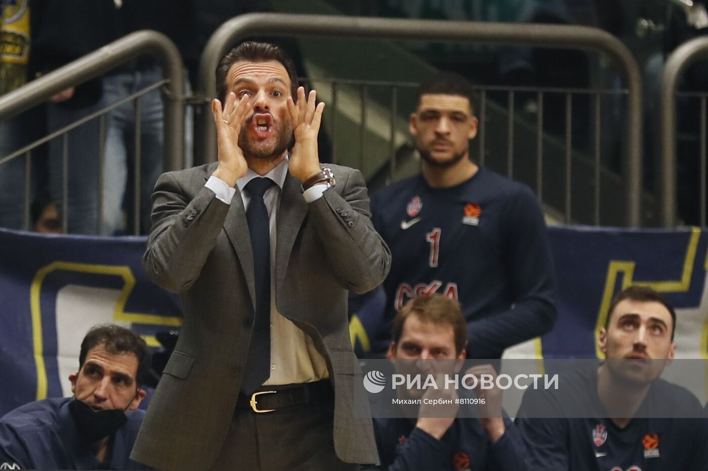 Баскетбол. Евролига. Матч "Маккаби" - ЦСКА