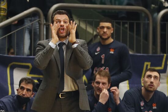 Баскетбол. Евролига. Матч "Маккаби" - ЦСКА