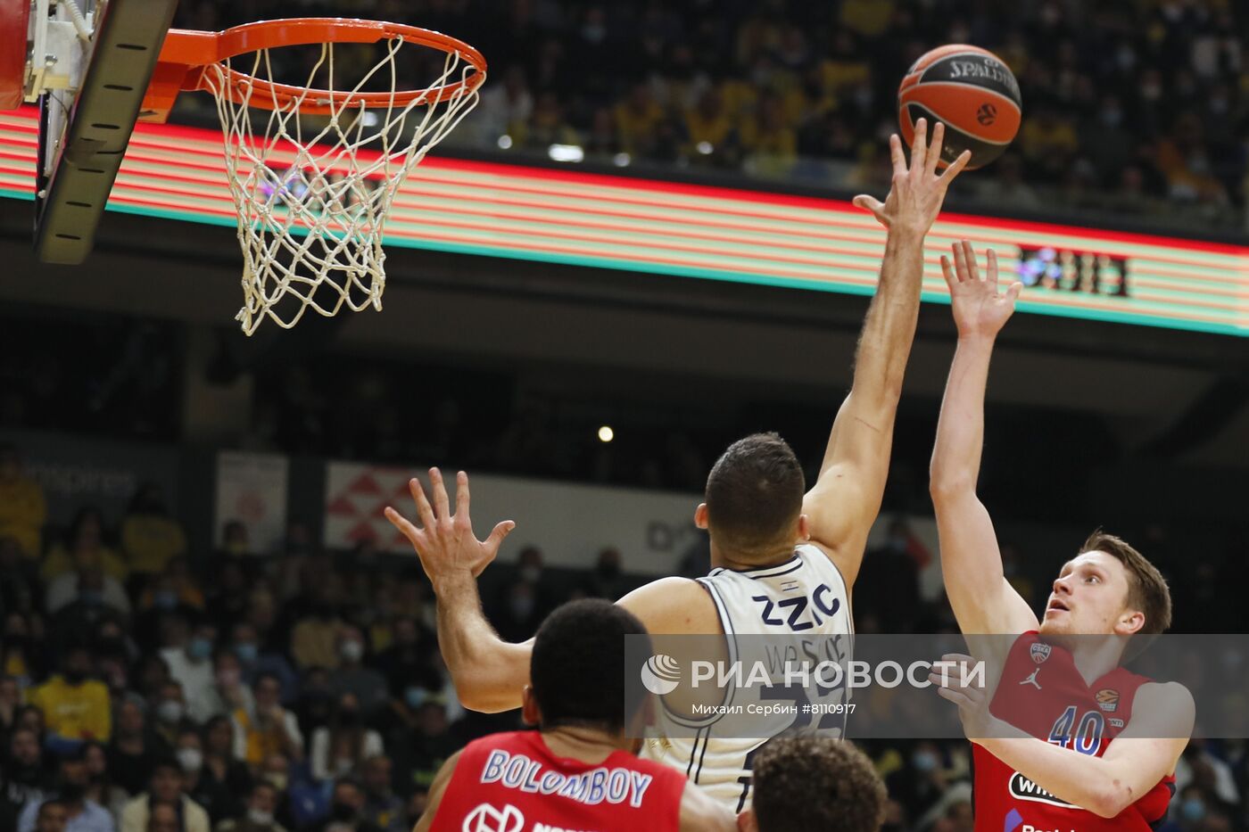 Баскетбол. Евролига. Матч "Маккаби" - ЦСКА