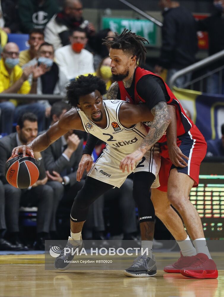 Баскетбол. Евролига. Матч "Маккаби" - ЦСКА