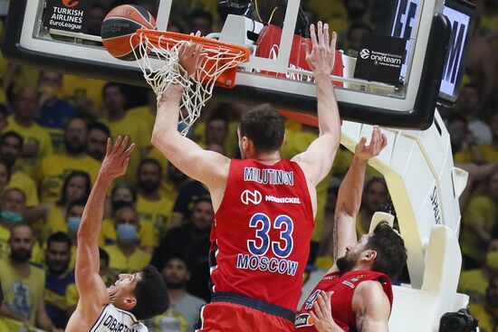 Баскетбол. Евролига. Матч "Маккаби" - ЦСКА