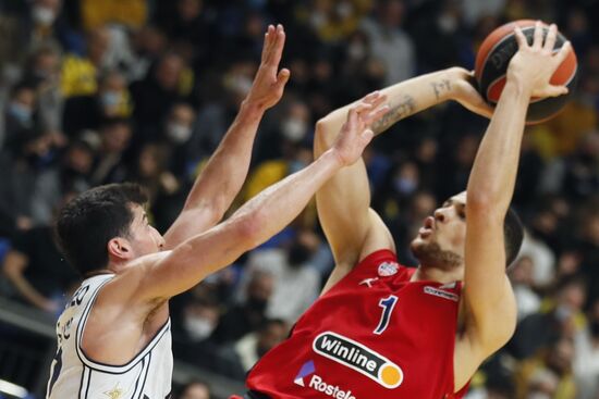 Баскетбол. Евролига. Матч "Маккаби" - ЦСКА