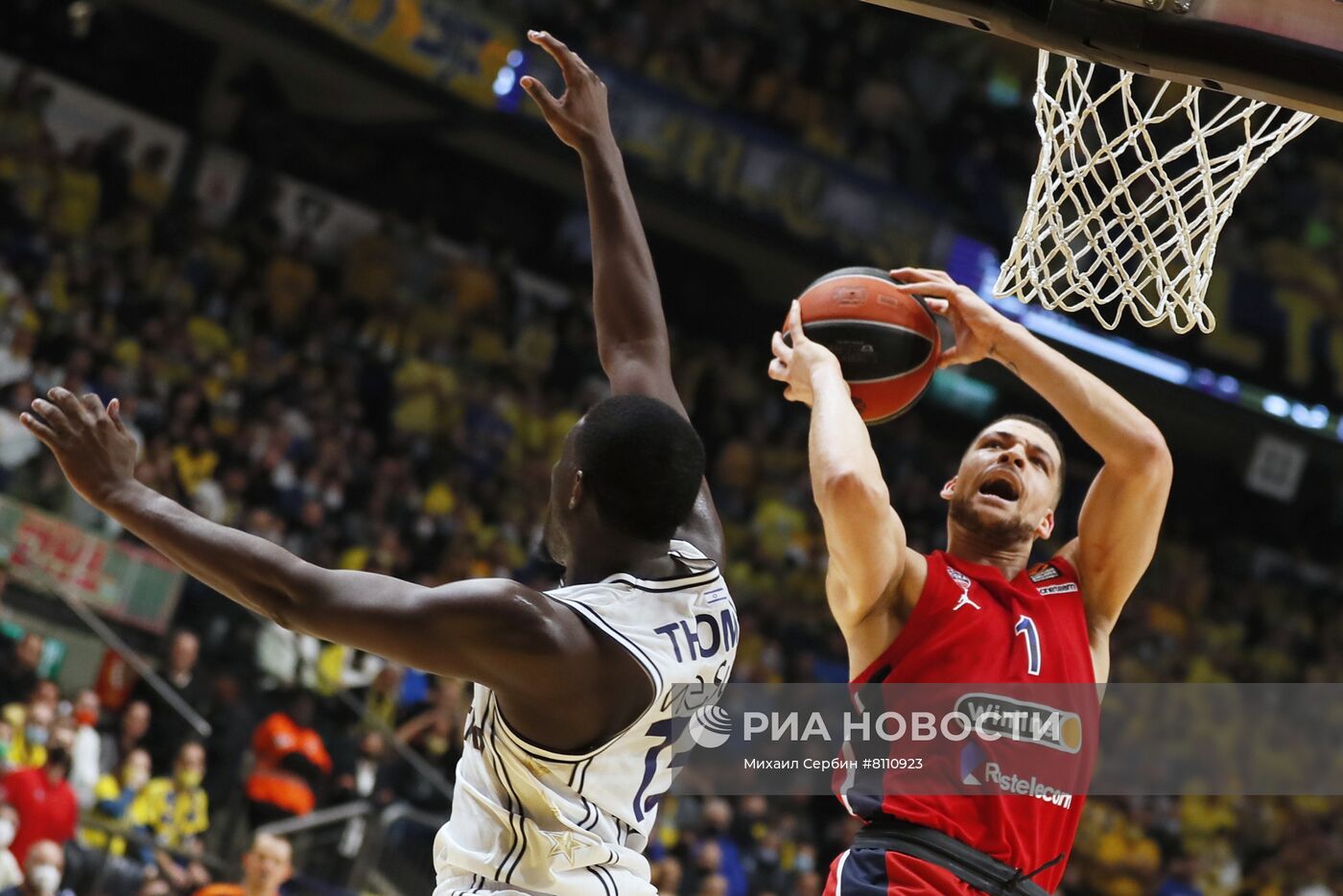 Баскетбол. Евролига. Матч "Маккаби" - ЦСКА