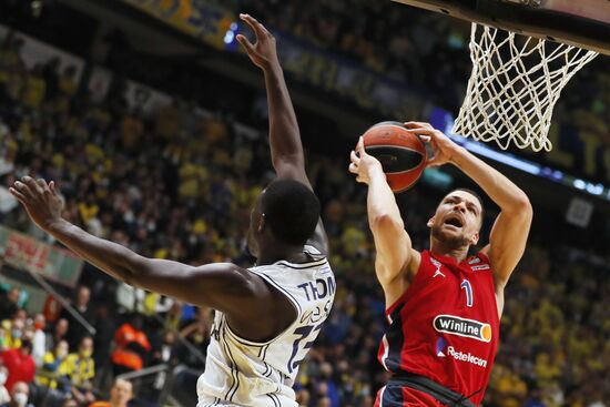 Баскетбол. Евролига. Матч "Маккаби" - ЦСКА