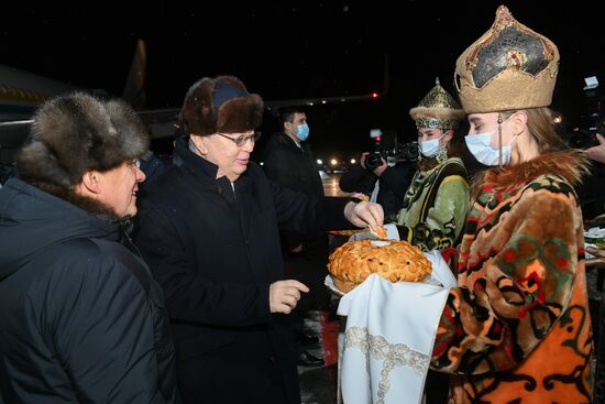 Прибытие президента Казахстана К. Токаева в Татарстан