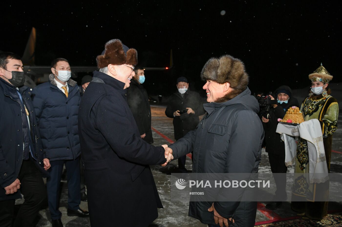 Прибытие президента Казахстана К. Токаева в Татарстан