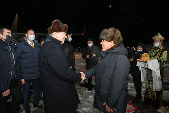 Прибытие президента Казахстана К. Токаева в Татарстан