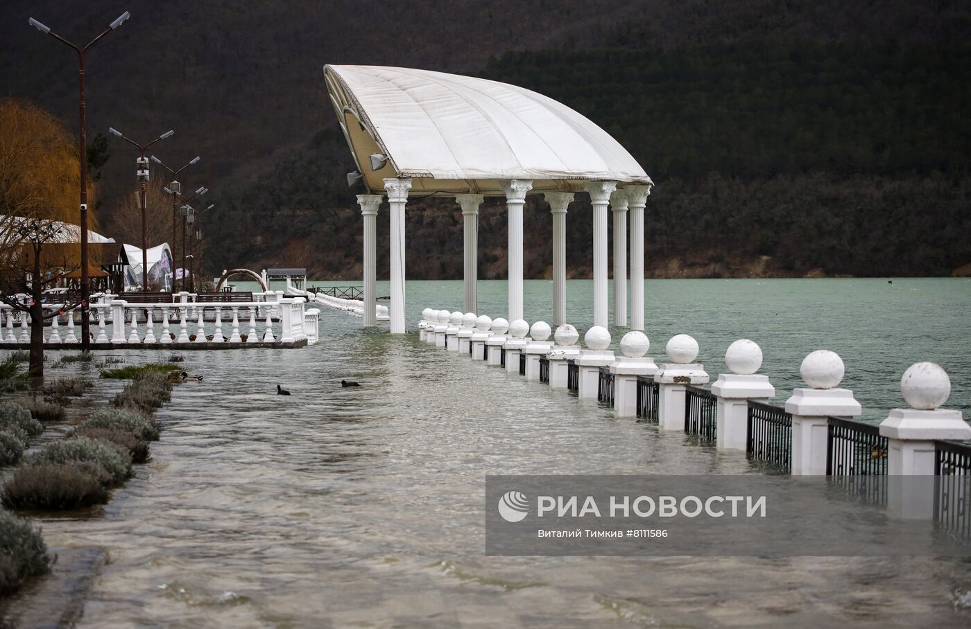 Затопления в районе курорта Абрау-Дюрсо