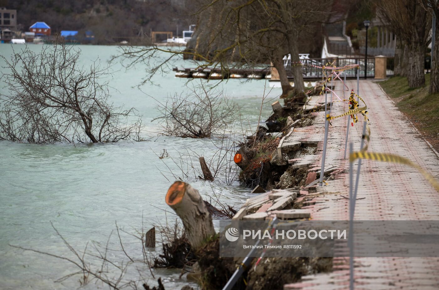 Затопления в районе курорта Абрау-Дюрсо