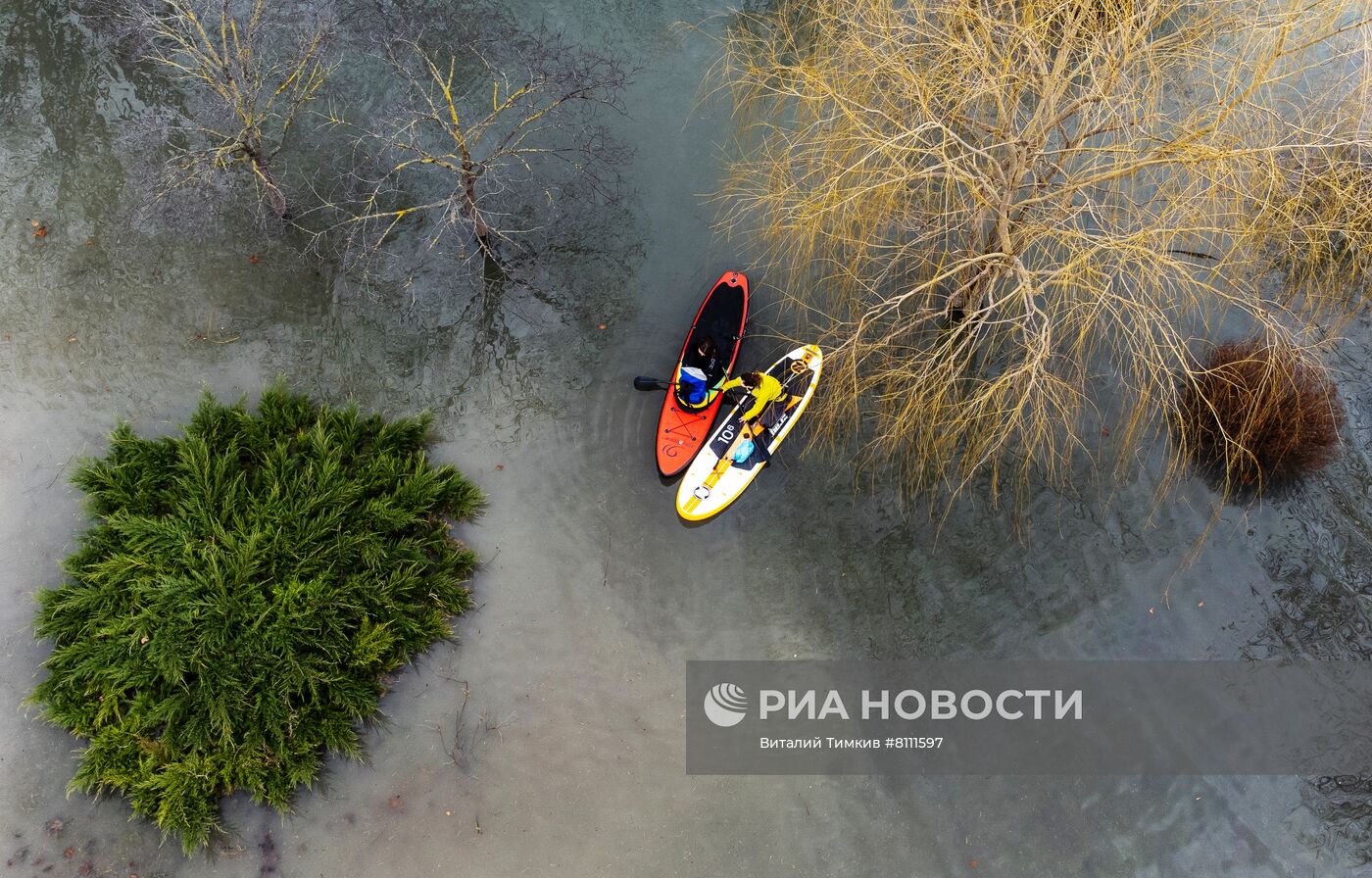 Затопления в районе курорта Абрау-Дюрсо