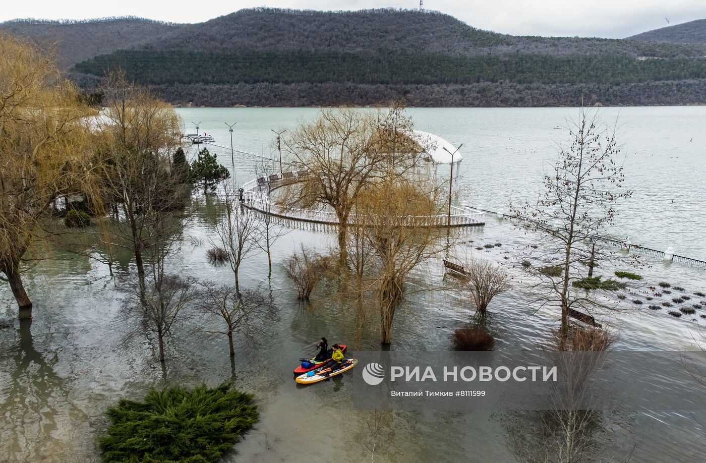 Затопления в районе курорта Абрау-Дюрсо