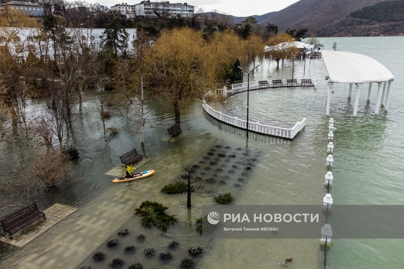 Затопления в районе курорта Абрау-Дюрсо