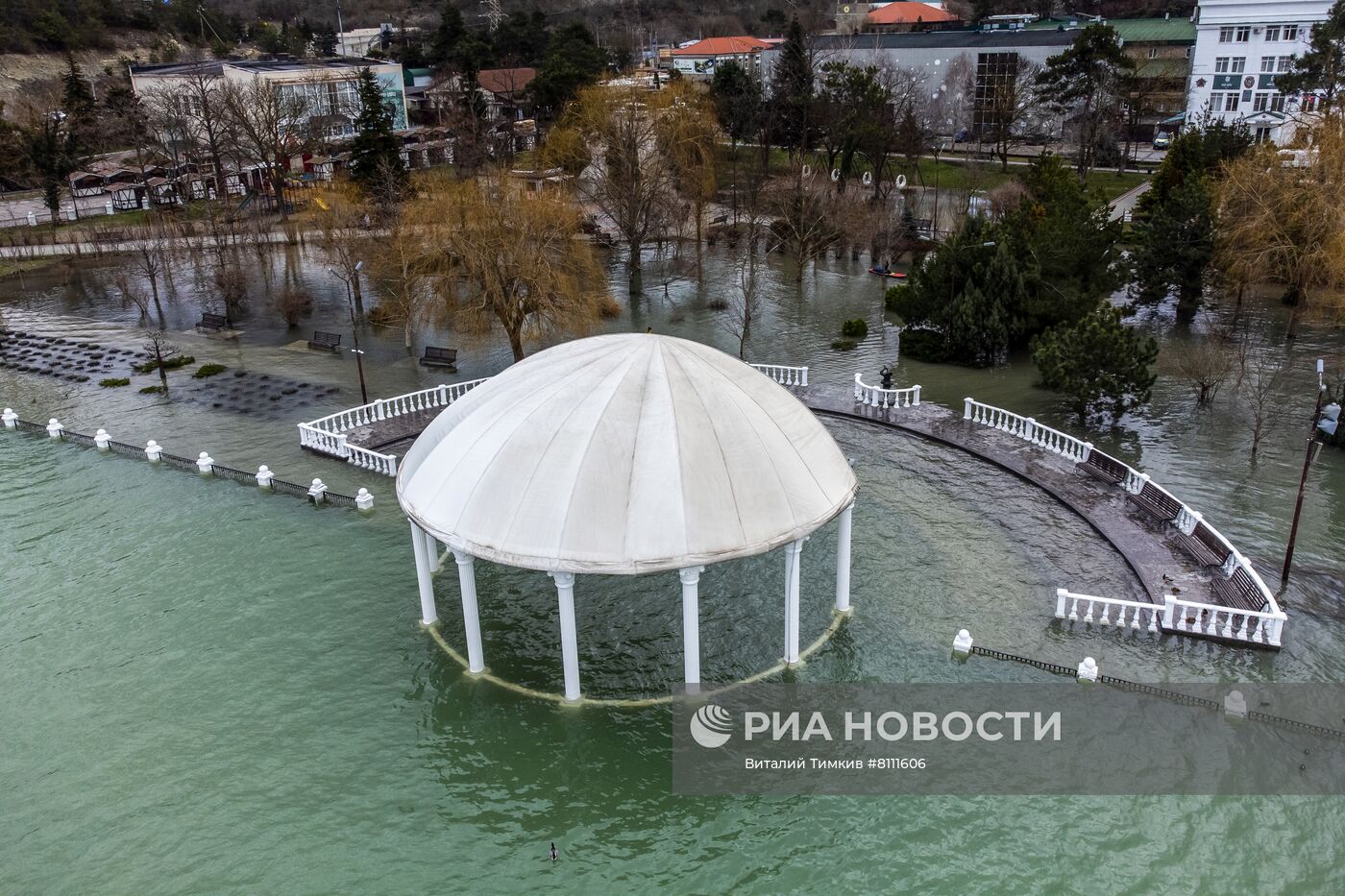 Затопления в районе курорта Абрау-Дюрсо