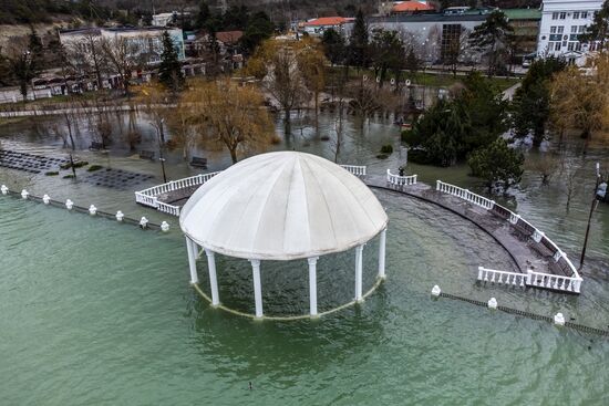 Затопления в районе курорта Абрау-Дюрсо