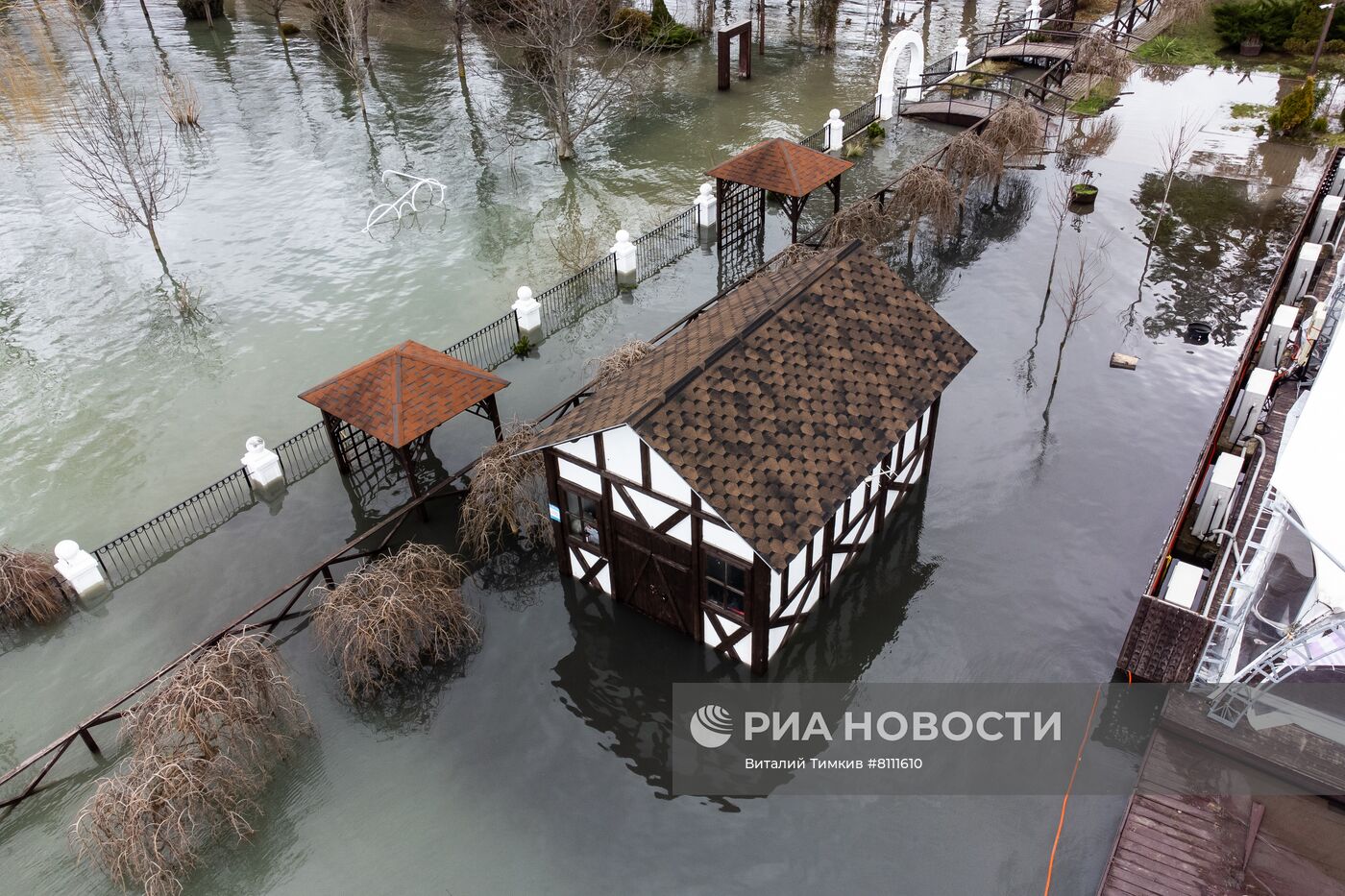 Затопления в районе курорта Абрау-Дюрсо