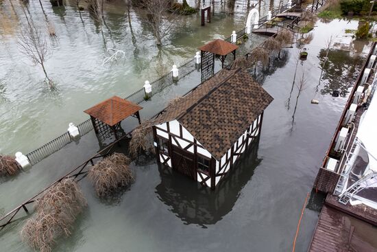 Затопления в районе курорта Абрау-Дюрсо