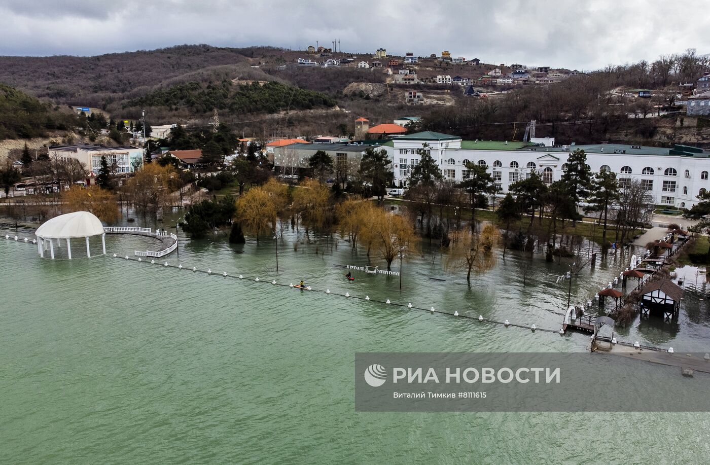 Затопления в районе курорта Абрау-Дюрсо