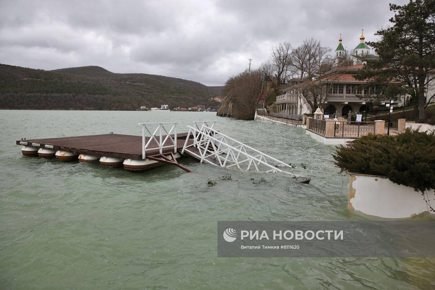 Затопления в районе курорта Абрау-Дюрсо