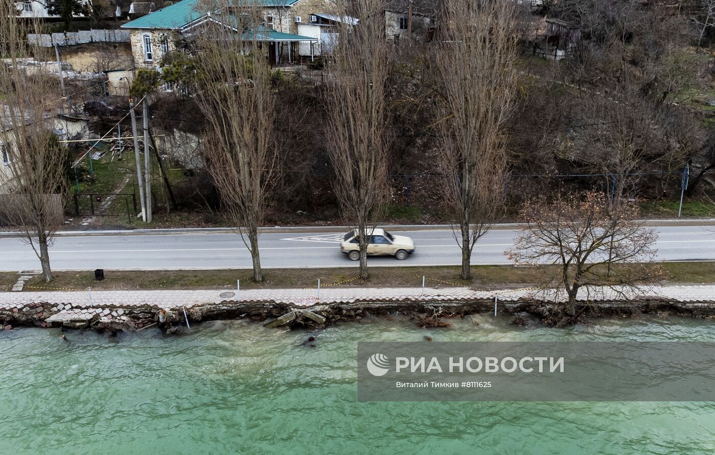 Затопления в районе курорта Абрау-Дюрсо