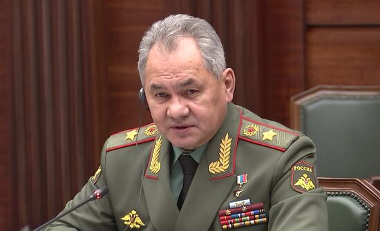 Встреча министров обороны России и Великобритании С. Шойгу и Б. Уоллеса