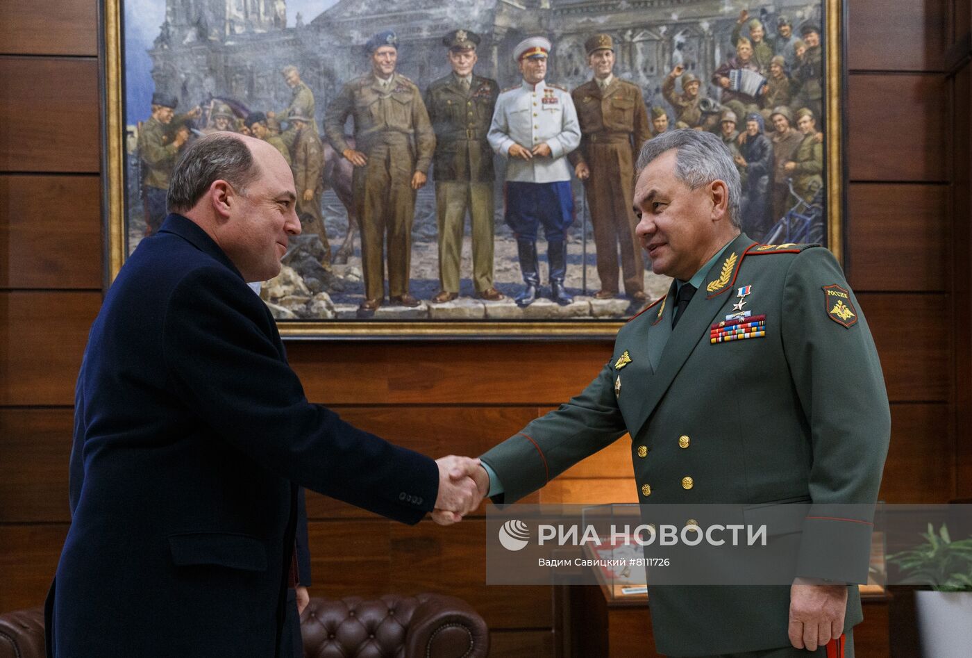 Встреча министров обороны России и Великобритании С. Шойгу и Б. Уоллеса