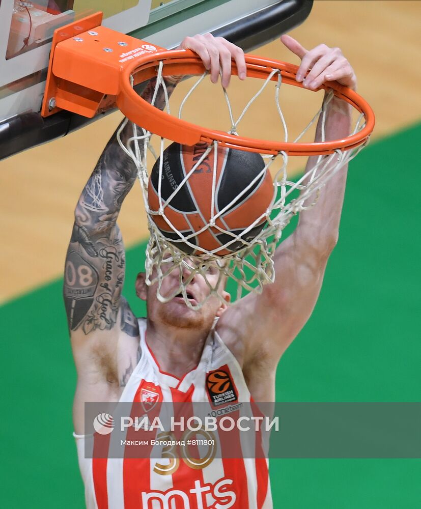 Баскетбол. Евролига. Матч УНИКС - "Црвена звезда"