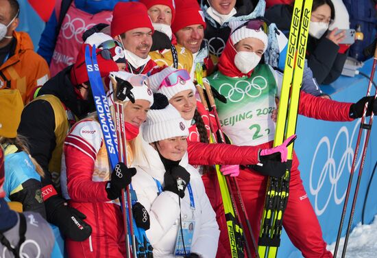 Олимпиада-2022. Лыжные гонки. Женщины. Эстафета