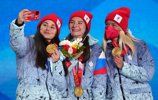 Олимпиада-2022. Церемония награждения. Седьмой день