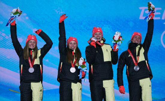 Олимпиада-2022. Церемония награждения. Седьмой день