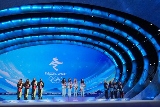 Олимпиада-2022. Церемония награждения. Седьмой день