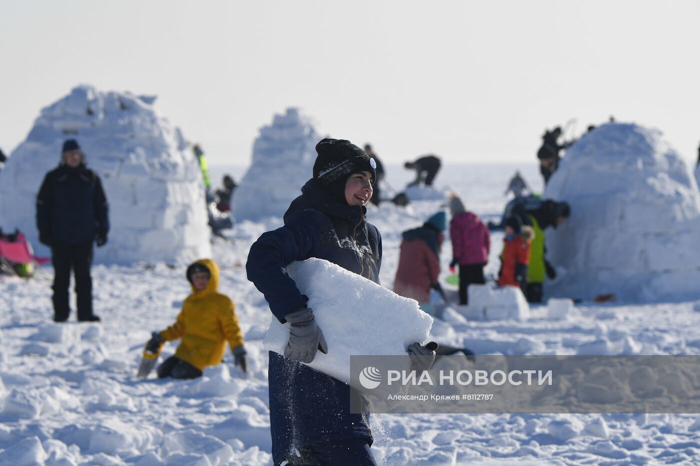 Фестиваль Иглу-2022 "Город эскимосов" в Новосибирске