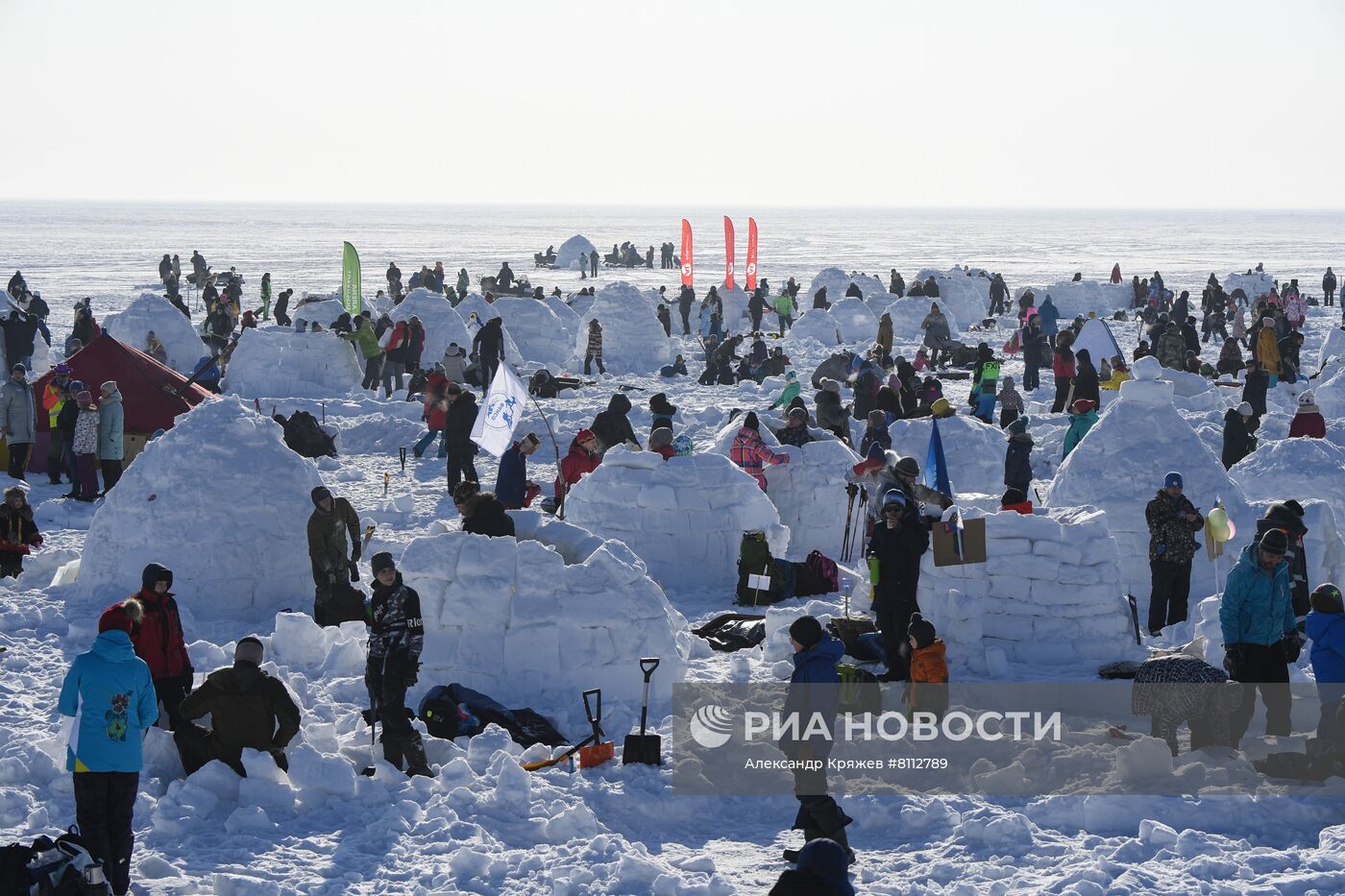 Фестиваль Иглу-2022 "Город эскимосов" в Новосибирске