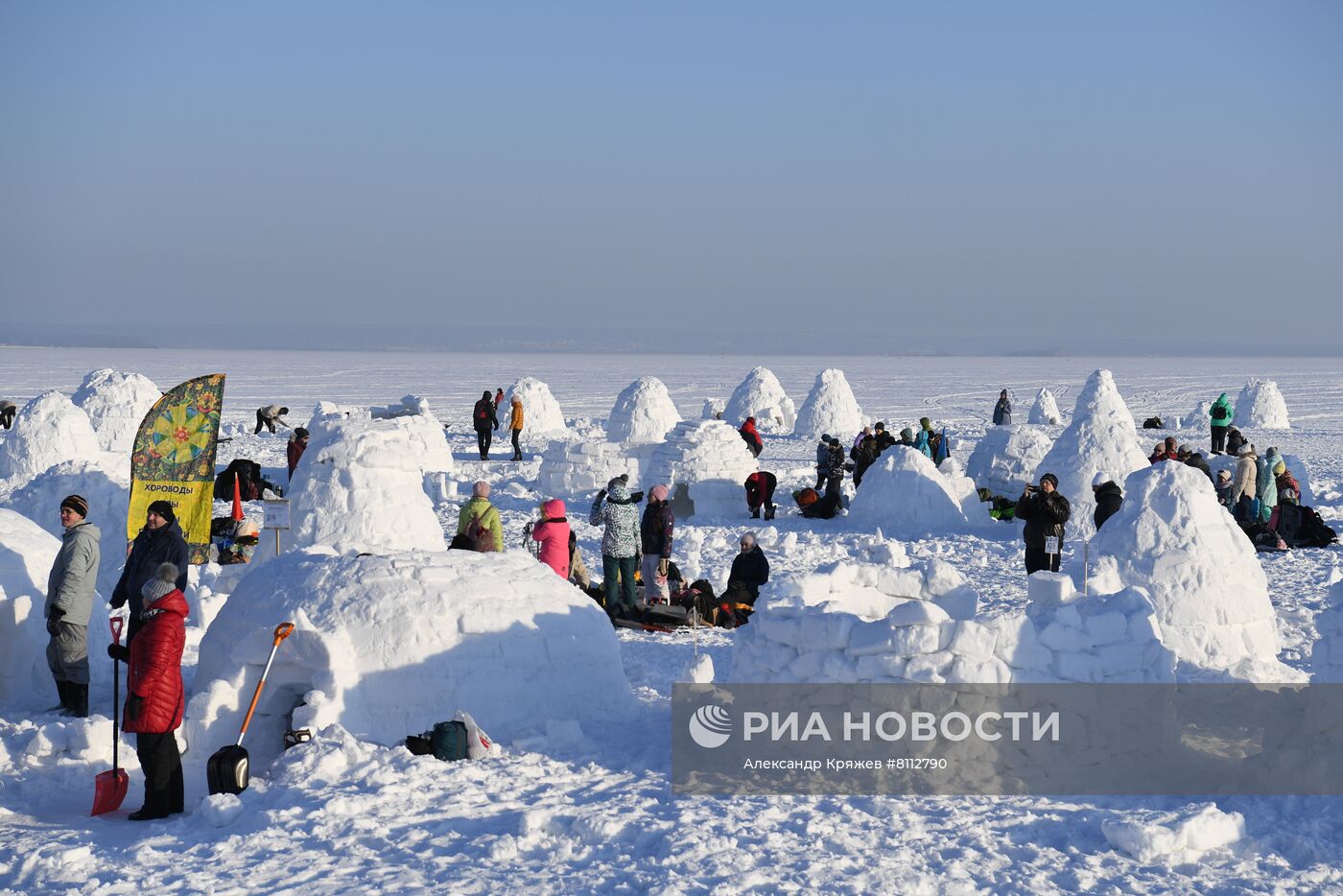 Фестиваль Иглу-2022 "Город эскимосов" в Новосибирске