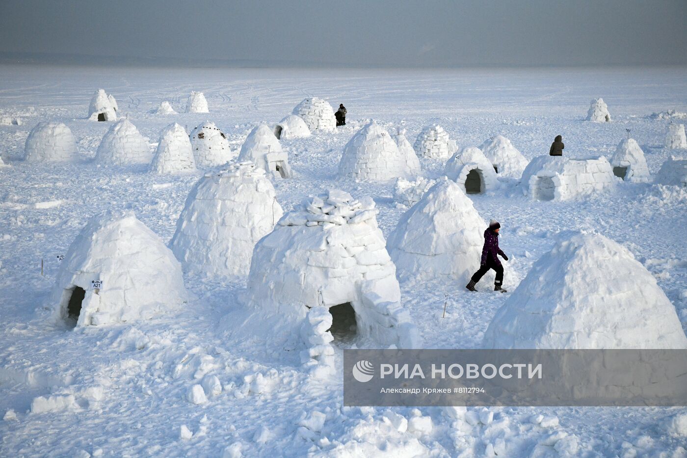 Фестиваль Иглу-2022 "Город эскимосов" в Новосибирске