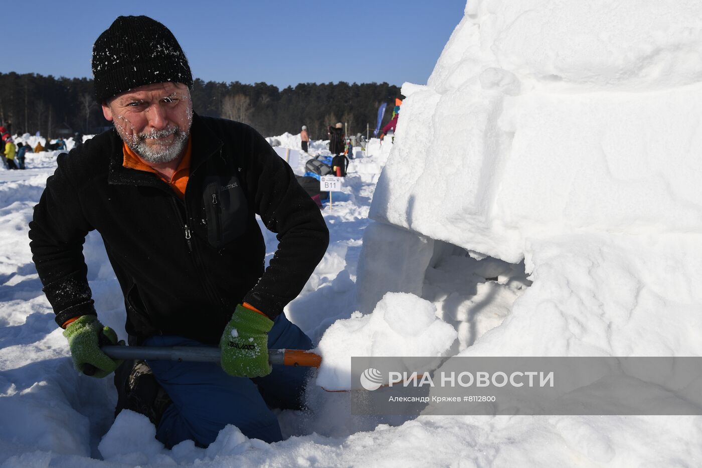 Фестиваль Иглу-2022 "Город эскимосов" в Новосибирске