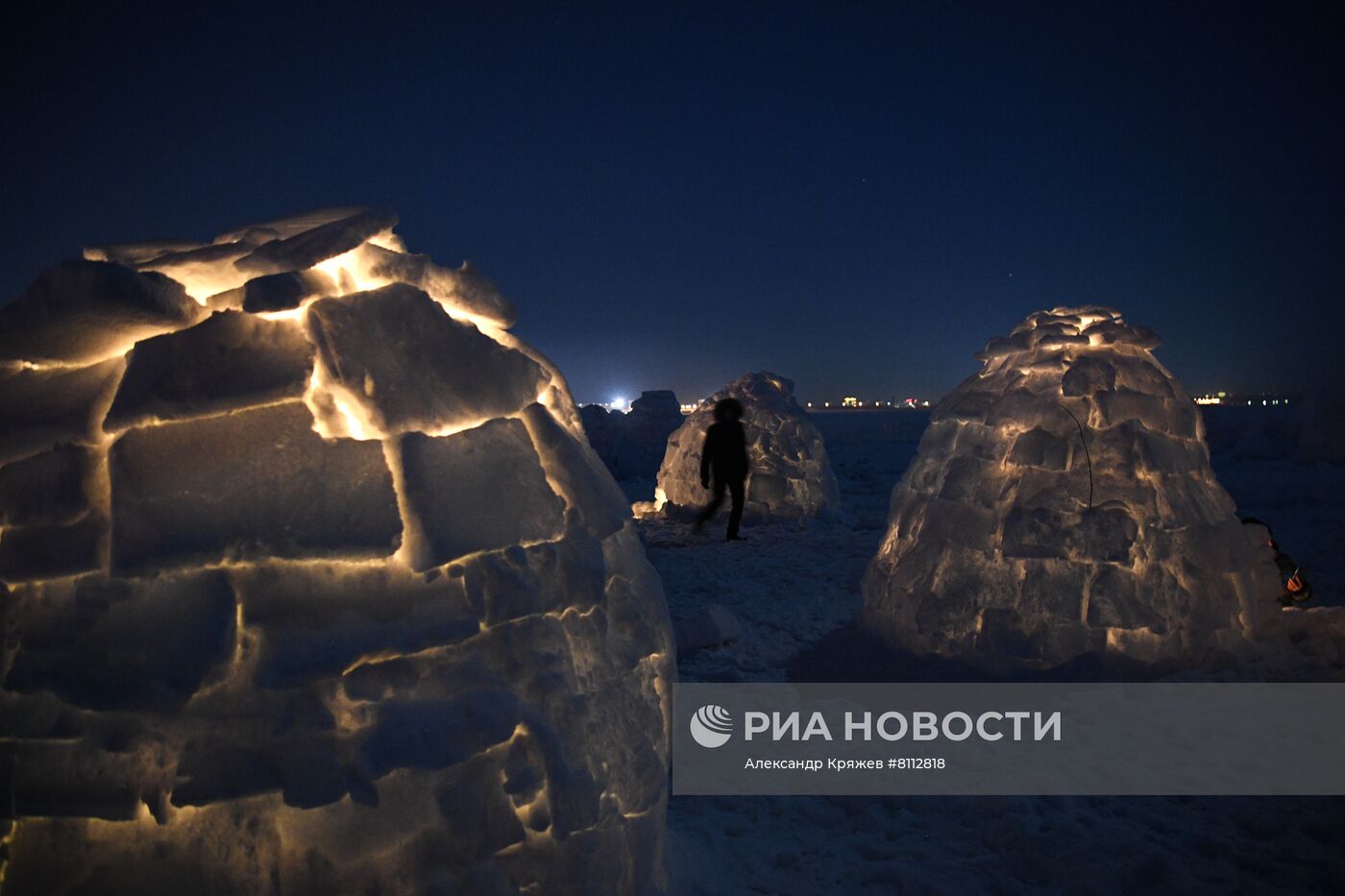 Фестиваль Иглу-2022 "Город эскимосов" в Новосибирске