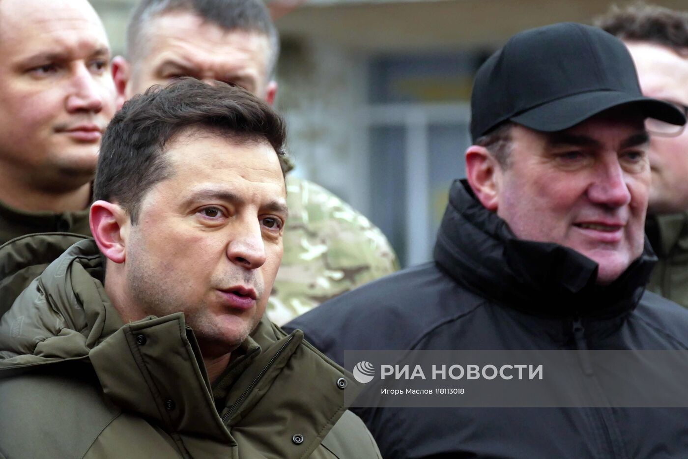 Президент Украины В. Зеленский принял участие в тактико-специальных учениях возле границы с Крымом