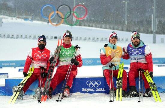 Олимпиада-2022. Лыжные гонки. Мужчины. Эстафета