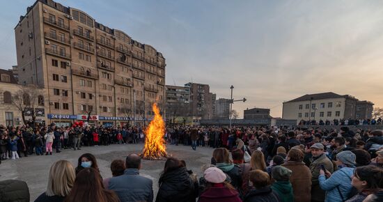 Празднование Терендеза в Ереване