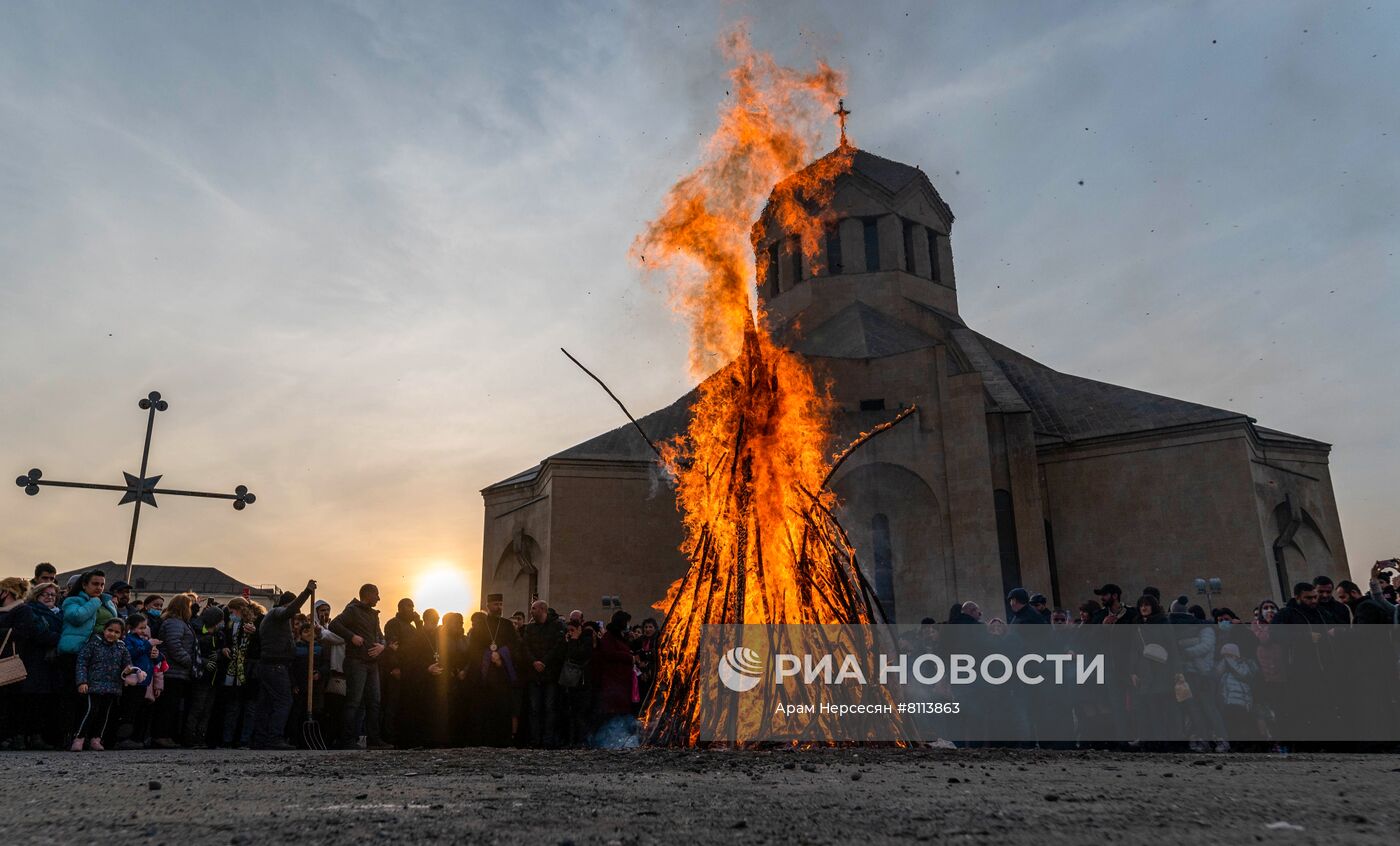 Празднование Терендеза в Ереване