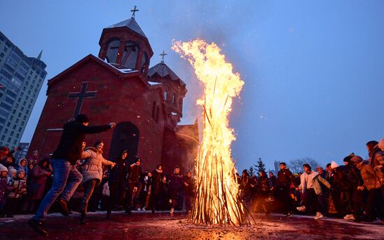 Празднование армянского Терендеза в Екатеринбурге