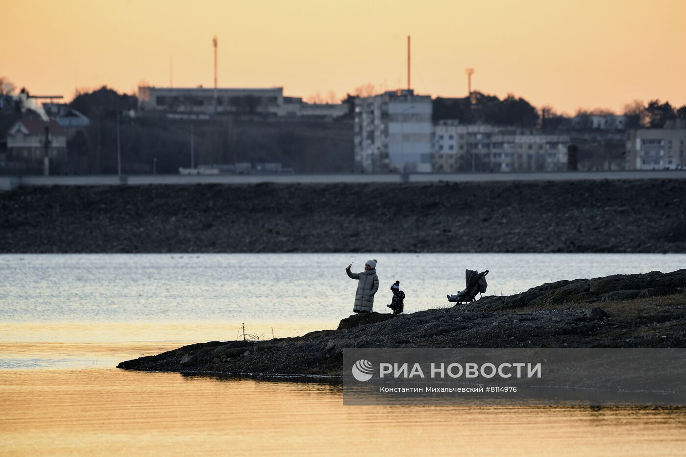 Симферопольское водохранилище в Крыму