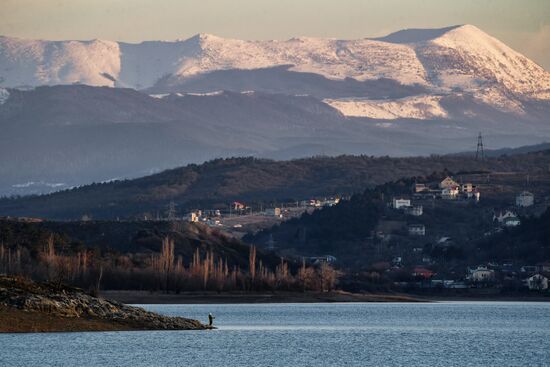 Симферопольское водохранилище в Крыму