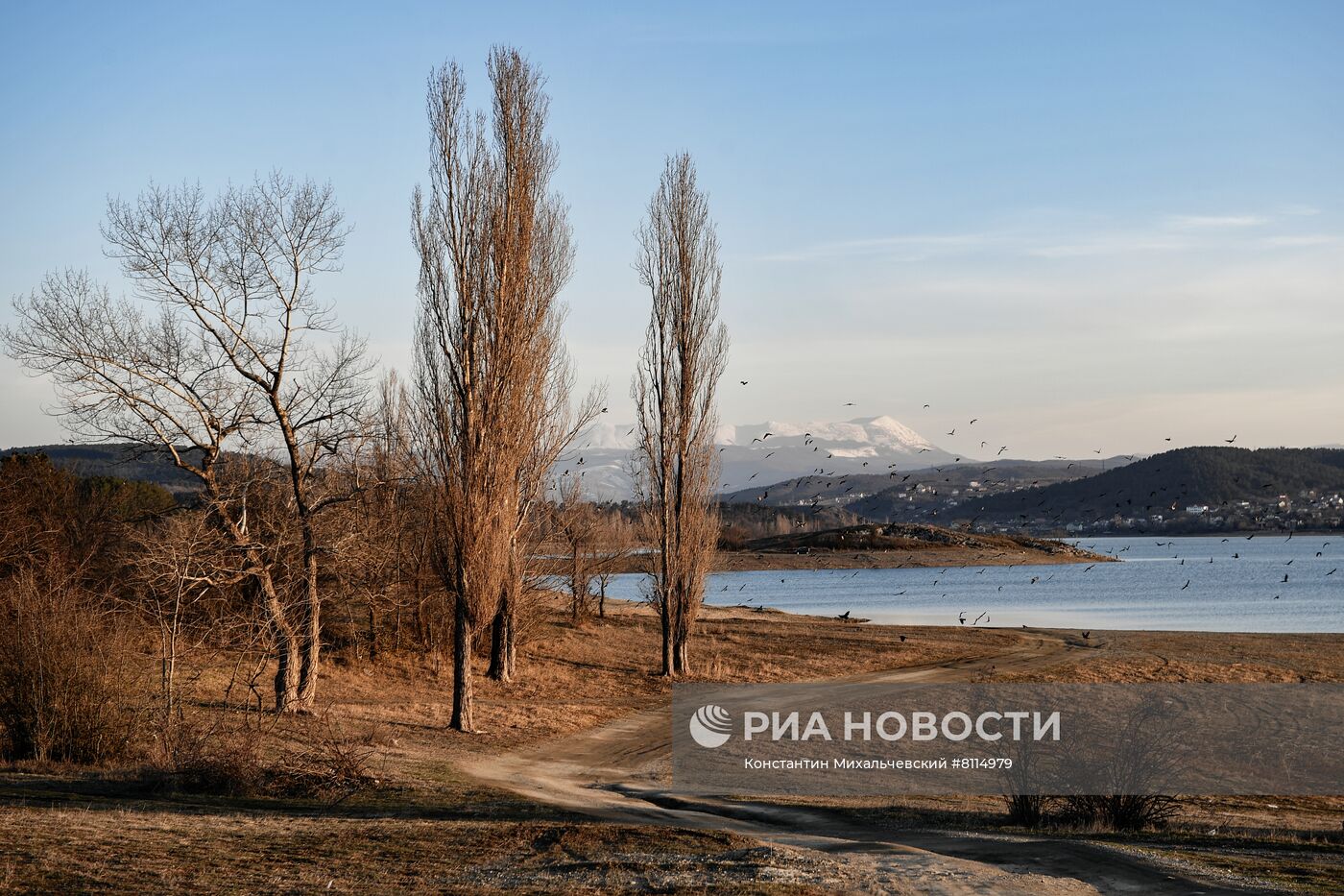 Симферопольское водохранилище в Крыму