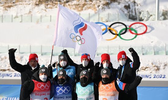 Олимпиада-2022. Биатлон. Мужчины. Эстафета