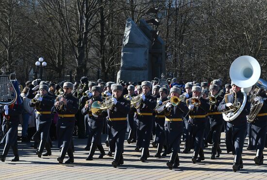 Мероприятие, посвященное выходу советских войск из Республики Афганистан