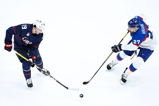 Олимпиада-2022. Хоккей. Мужчины. Матч США - Словакия