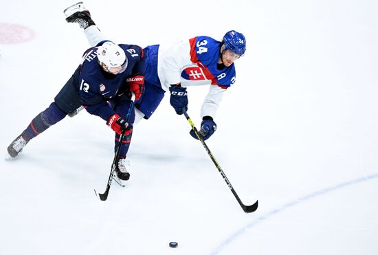 Олимпиада-2022. Хоккей. Мужчины. Матч США - Словакия