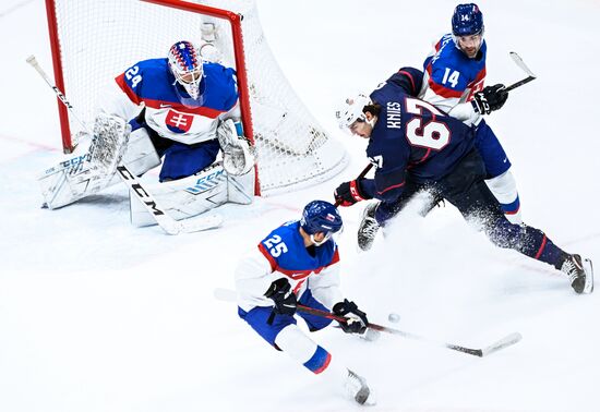 Олимпиада-2022. Хоккей. Мужчины. Матч США - Словакия