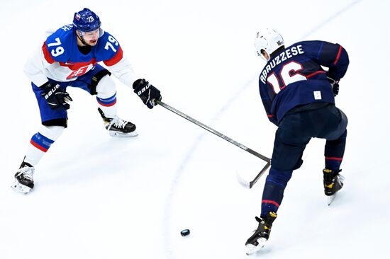 Олимпиада-2022. Хоккей. Мужчины. Матч США - Словакия